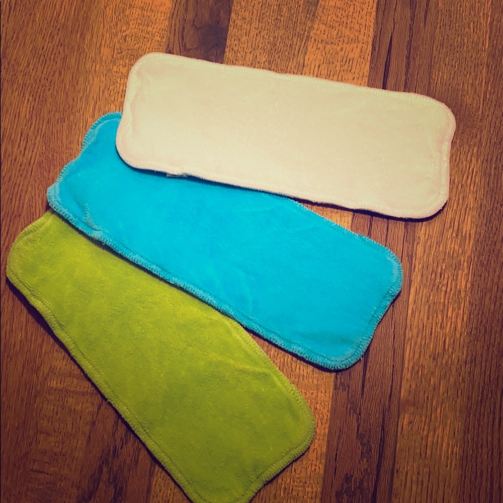 Diaper inserts, soaker pads. New, never used.
